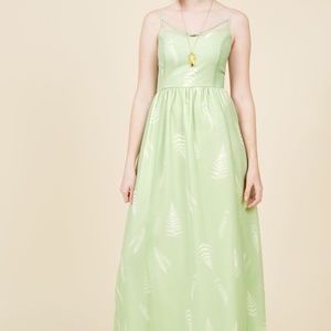 Modcloth Envision the Mission Maxi Dress in Mint